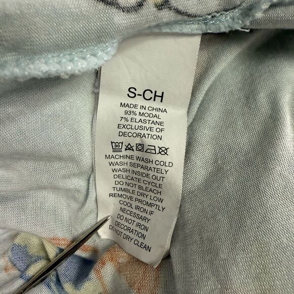 Kate Spade Blue Sunglasses Cherry Taxi Pajama Set Size S - Picture 5 of 5